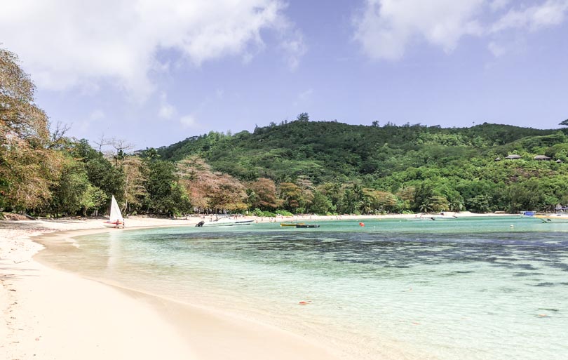 port Glaud sur Mahé aux îles Seychelles